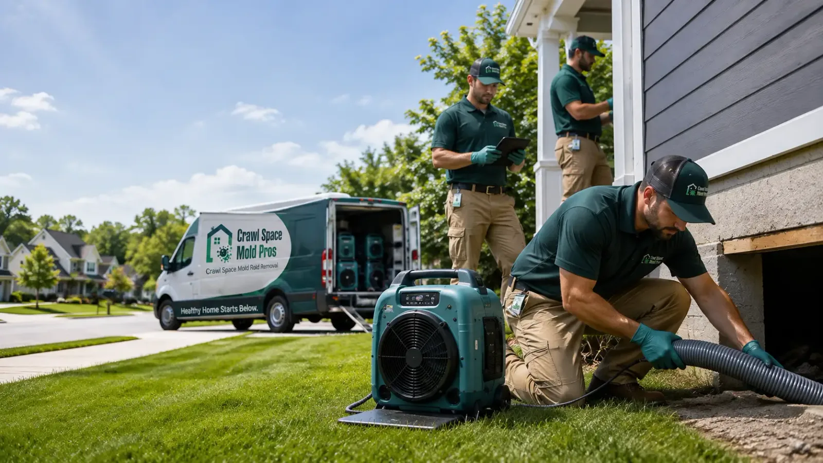 Crawl Space Mold Removal in Tangier, VA